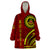 Kolisi Tonga Atele Wearable Blanket Hoodie Ngatu and Polynesian Pattern