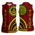 Kolisi Tonga Atele Women Sleeveless Polo Shirt Ngatu and Polynesian Pattern