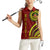 Kolisi Tonga Atele Women Sleeveless Polo Shirt Ngatu and Polynesian Pattern