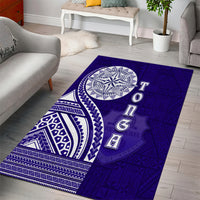 Tupou College Toloa Area Rug Ngatu and Polynesian Pattern LT03 - Polynesian Pride