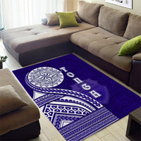 Tupou College Toloa Area Rug Ngatu and Polynesian Pattern LT03 - Polynesian Pride