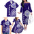 Tupou College Toloa Family Matching Off The Shoulder Long Sleeve Dress and Hawaiian Shirt Ngatu and Polynesian Pattern