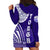 Tupou College Toloa Hoodie Dress Ngatu and Polynesian Pattern