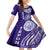 Tupou College Toloa Kid Short Sleeve Dress Ngatu and Polynesian Pattern