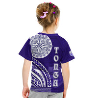 Tupou College Toloa Kid T Shirt Ngatu and Polynesian Pattern LT03 - Polynesian Pride