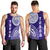 Tupou College Toloa Men Tank Top Ngatu and Polynesian Pattern