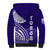 Tupou College Toloa Sherpa Hoodie Ngatu and Polynesian Pattern