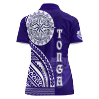 Tupou College Toloa Women Polo Shirt Ngatu and Polynesian Pattern LT03 - Polynesian Pride