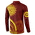 Tonga High School Button Sweatshirt Ngatu and Polynesian Pattern