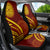 Tonga High School Car Seat Cover Ngatu and Polynesian Pattern