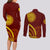 Tonga High School Couples Matching Long Sleeve Bodycon Dress and Long Sleeve Button Shirt Ngatu and Polynesian Pattern