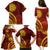 Tonga High School Family Matching Puletasi and Hawaiian Shirt Ngatu and Polynesian Pattern