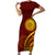 Tonga High School Family Matching Short Sleeve Bodycon Dress and Hawaiian Shirt Ngatu and Polynesian Pattern