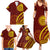 Tonga High School Family Matching Summer Maxi Dress and Hawaiian Shirt Ngatu and Polynesian Pattern