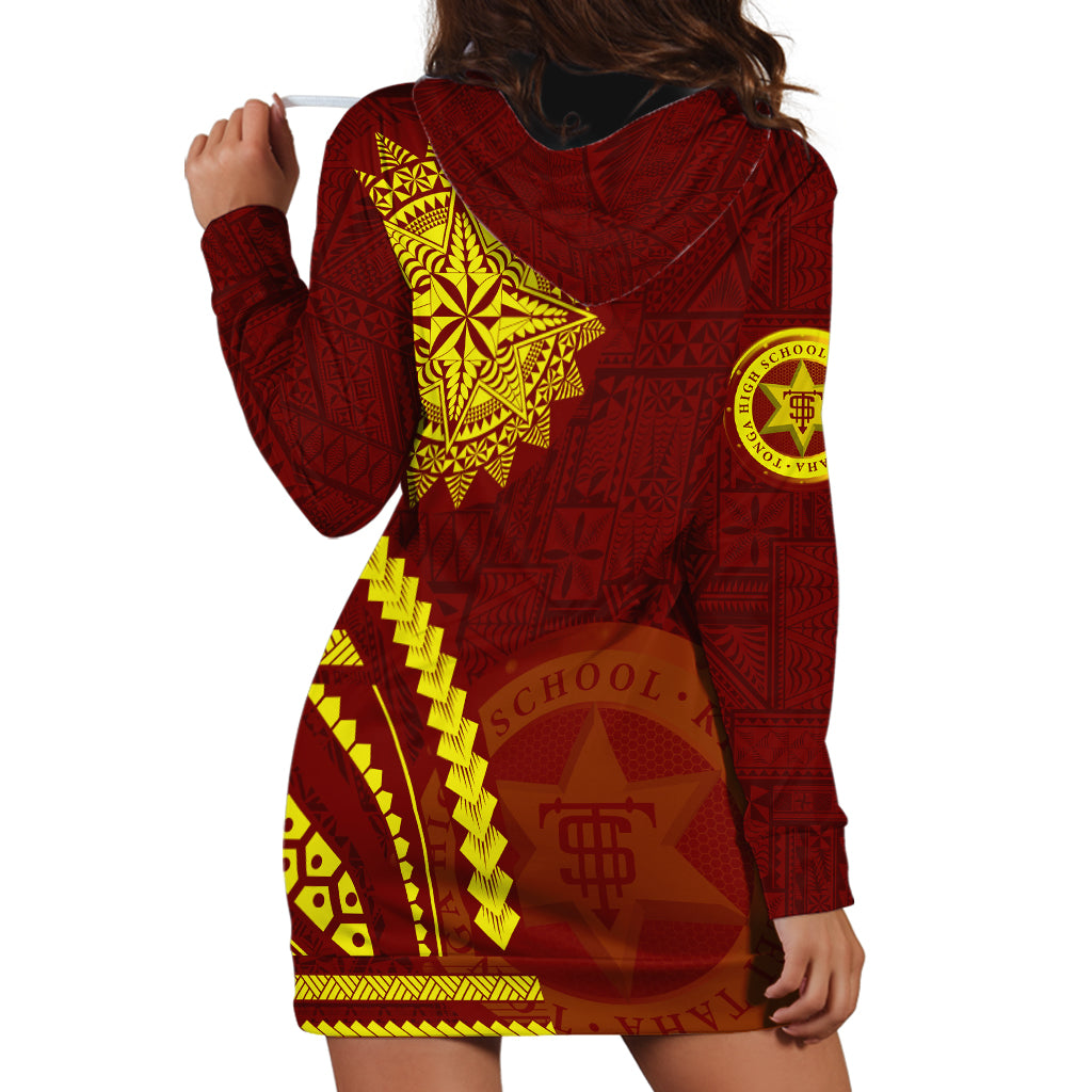 Tonga High School Hoodie Dress Ngatu and Polynesian Pattern LT03 - Polynesian Pride