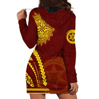Tonga High School Hoodie Dress Ngatu and Polynesian Pattern LT03 - Polynesian Pride