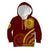 Tonga High School Kid Hoodie Ngatu and Polynesian Pattern