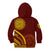 Tonga High School Kid Hoodie Ngatu and Polynesian Pattern