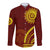 Tonga High School Long Sleeve Button Shirt Ngatu and Polynesian Pattern