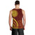 Tonga High School Men Tank Top Ngatu and Polynesian Pattern