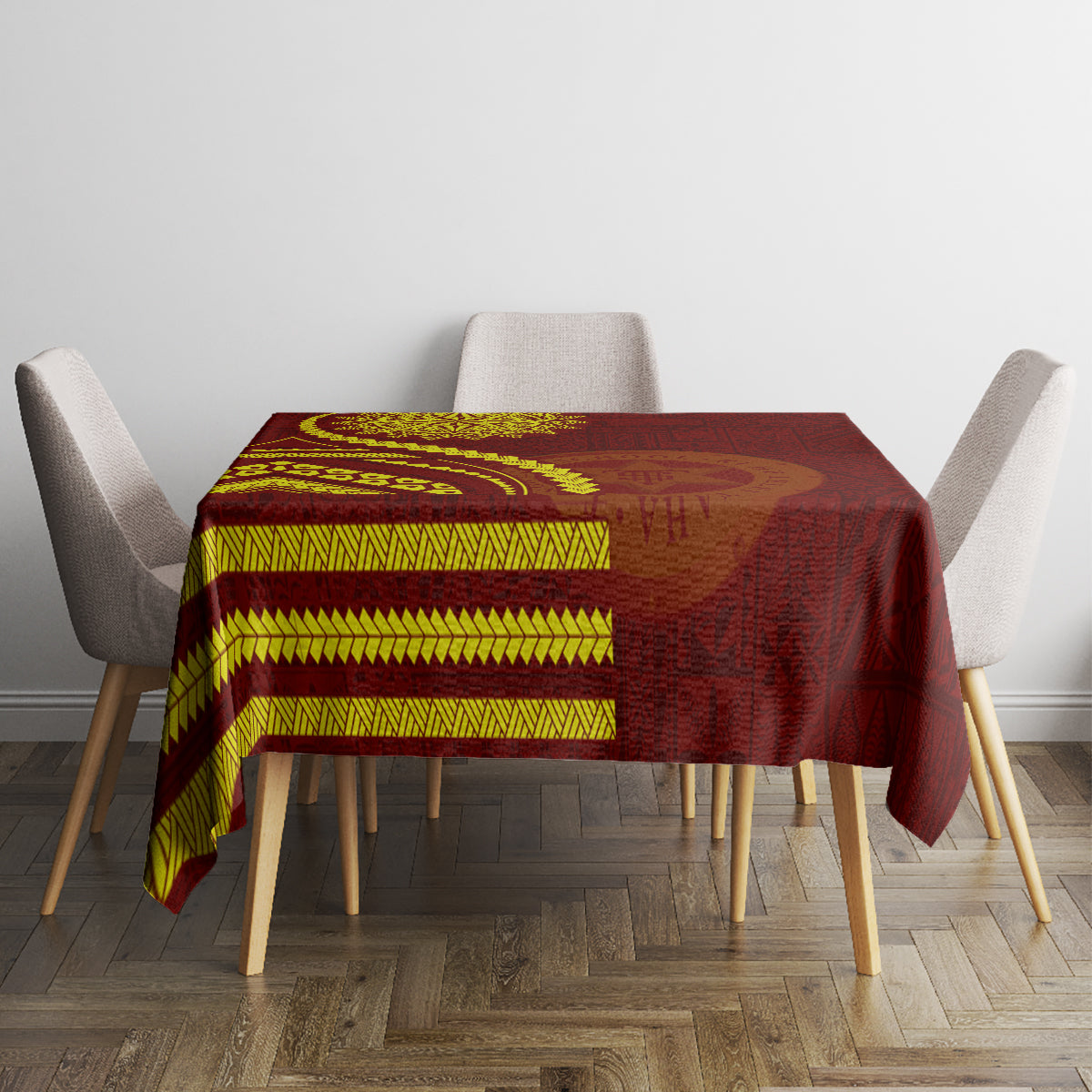 Tonga High School Tablecloth Ngatu and Polynesian Pattern LT03 - Polynesian Pride
