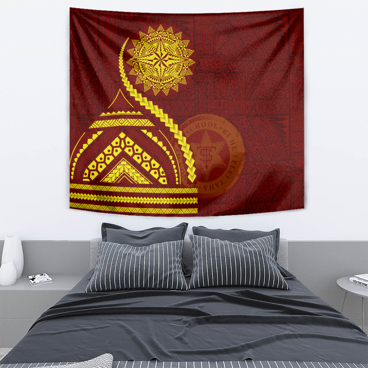 Tonga High School Tapestry Ngatu and Polynesian Pattern LT03 - Polynesian Pride