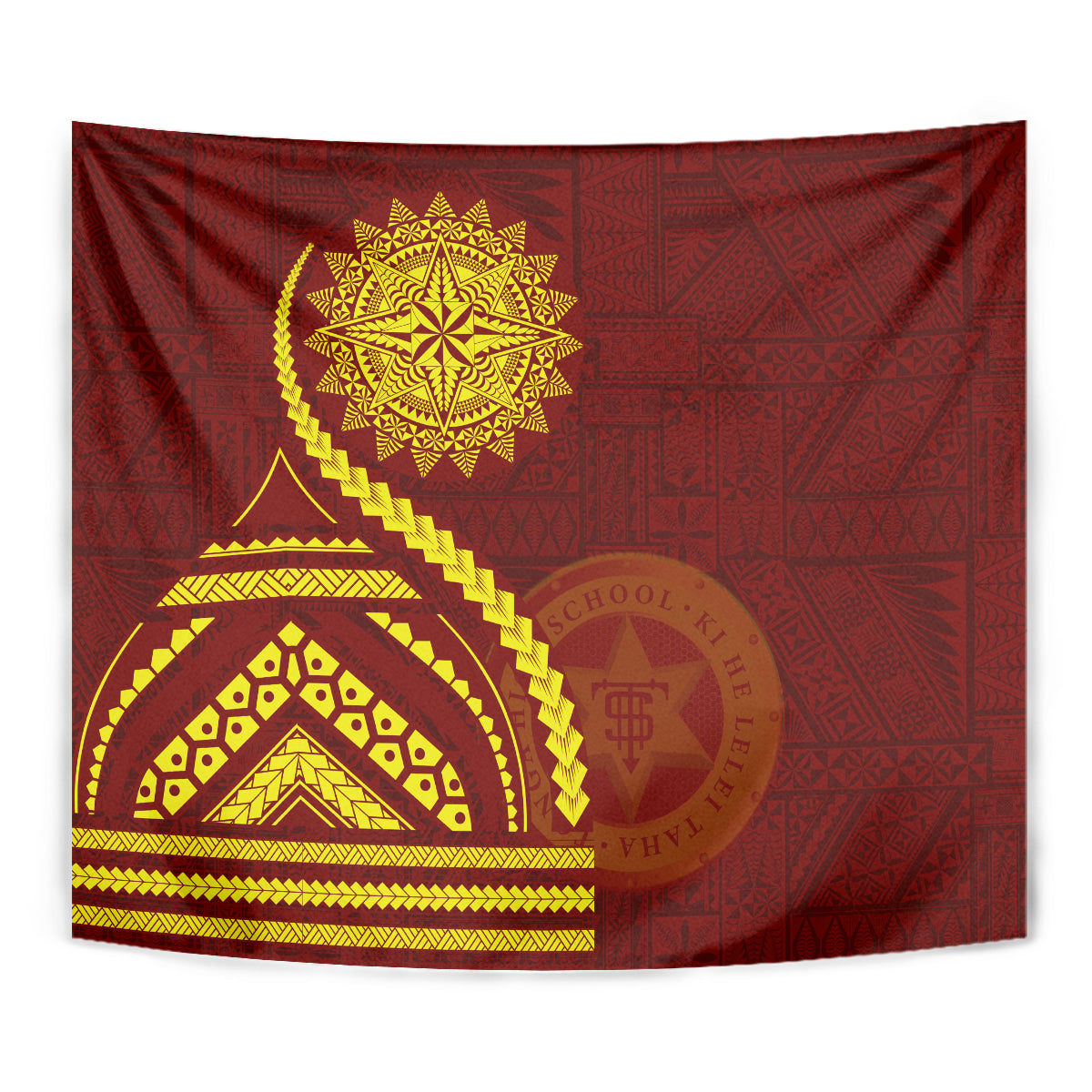Tonga High School Tapestry Ngatu and Polynesian Pattern LT03 - Polynesian Pride