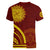 Tonga High School Women V-Neck T-Shirt Ngatu and Polynesian Pattern