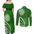 Liahona High School Couples Matching Off Shoulder Maxi Dress and Long Sleeve Button Shirt Ngatu and Polynesian Pattern