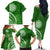 Liahona High School Family Matching Off The Shoulder Long Sleeve Dress and Hawaiian Shirt Ngatu and Polynesian Pattern