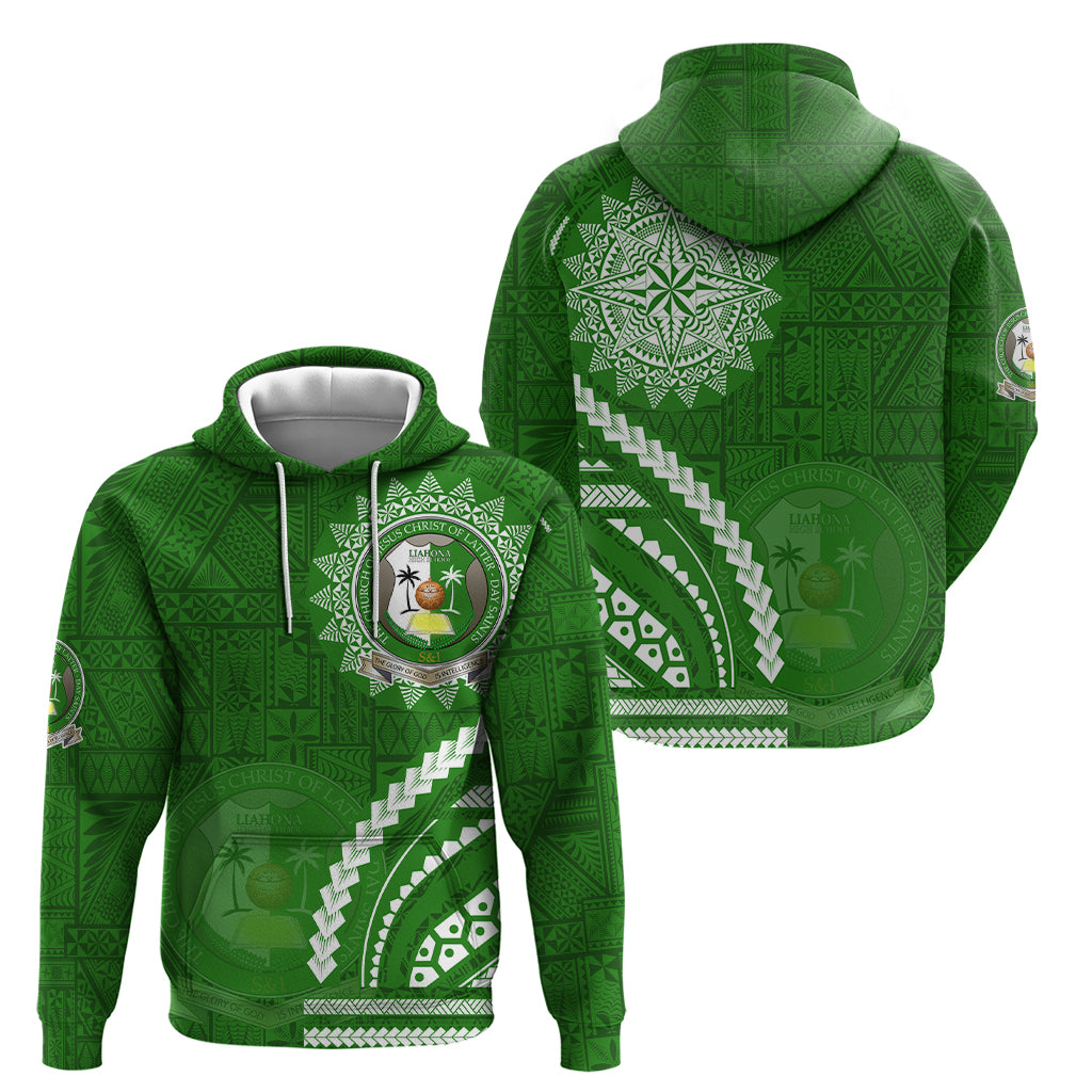 Liahona High School Hoodie Ngatu and Polynesian Pattern LT03 - Polynesian Pride