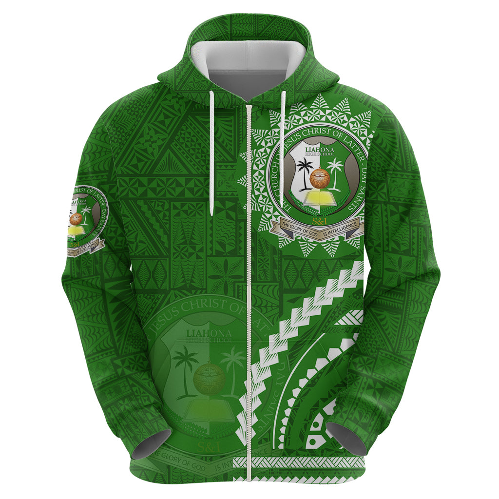 Liahona High School Hoodie Ngatu and Polynesian Pattern LT03 - Polynesian Pride