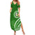 Liahona High School Summer Maxi Dress Ngatu and Polynesian Pattern