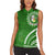 Liahona High School Women Sleeveless Polo Shirt Ngatu and Polynesian Pattern