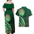 Saineha High School Couples Matching Off Shoulder Maxi Dress and Hawaiian Shirt Ngatu and Polynesian Pattern