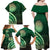 Saineha High School Family Matching Off Shoulder Maxi Dress and Hawaiian Shirt Ngatu and Polynesian Pattern