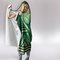 Saineha High School Hooded Blanket Ngatu and Polynesian Pattern LT03 - Polynesian Pride