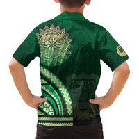 Saineha High School Kid Hawaiian Shirt Ngatu and Polynesian Pattern LT03 - Polynesian Pride