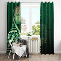 Saineha High School Window Curtain Ngatu and Polynesian Pattern LT03 - Polynesian Pride