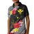 Aloha Hawaii Hibiscus and Plumeria Flowers Kid Polo Shirt Kanaka Maoli Tattoo Polynesian Pattern