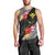 Aloha Hawaii Hibiscus and Plumeria Flowers Men Tank Top Kanaka Maoli Tattoo Polynesian Pattern