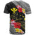 Aloha Hawaii Hibiscus and Plumeria Flowers T Shirt Kanaka Maoli Tattoo Polynesian Pattern