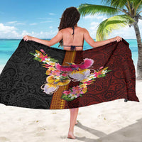 Papua New Guinea Birds and Frangipani Sarong Melanesian Art Tattoos LT03 - Polynesian Pride