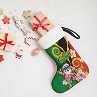 Vanuatu Christmas Stocking Funny Santa with Namele and Boar Tusk Tribal LT03 - Polynesian Pride