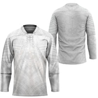Samoan Lotu a Tamaiti Hockey Jersey Coat of Arms and Polynesian Pattern LT03 - Polynesian Pride