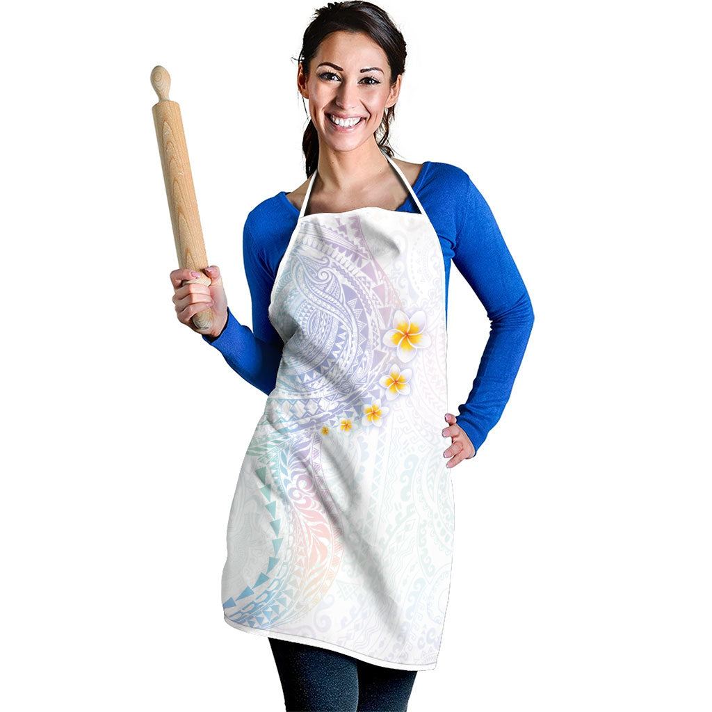 Hawaiian Tribal Tattoo and Plumeria Apron Polynesian Pattern Sweet