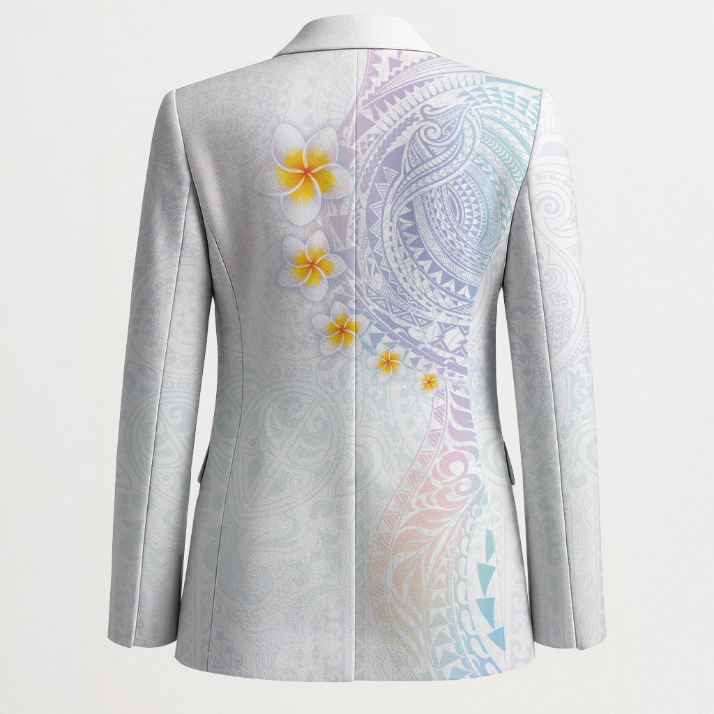 Hawaiian Tribal Tattoo and Plumeria Blazer Polynesian Pattern Sweet
