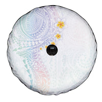 Hawaiian Tribal Tattoo and Plumeria Spare Tire Cover Polynesian Pattern Sweet LT03 - Polynesian Pride