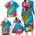 polynesian-family-matching-long-sleeve-bodycon-dress-and-hawaiian-shirt-the-turtle-jung-flower-with-maori-pattern-ethnic-style