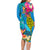 polynesian-family-matching-long-sleeve-bodycon-dress-and-hawaiian-shirt-the-turtle-jung-flower-with-maori-pattern-ethnic-style